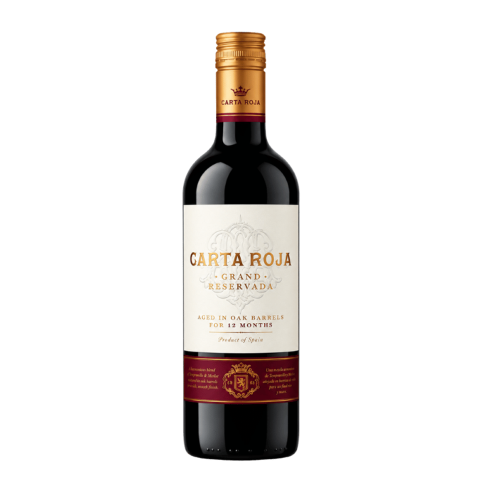Carta Roja Gran Reserva Red Wine 75cl