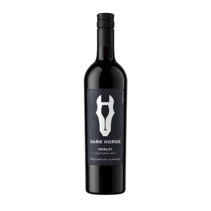 Dark Horse Merlot Red Wine 75cl