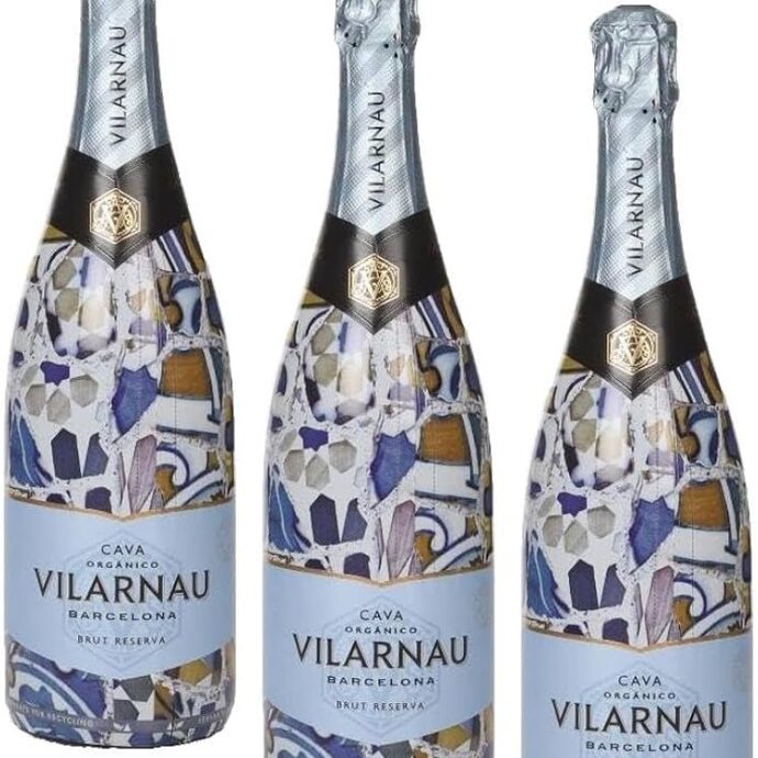 Vilarnau Cava Barcelona Semi Seco Sparkling White Wine Bottle 750ml