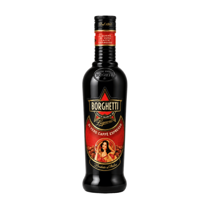 Borghetti di Vero Caffè Espresso Liqueur 70cl 25% ABV Borghetti di Vero Caffè Espresso Liqueur 70cl 25% ABV