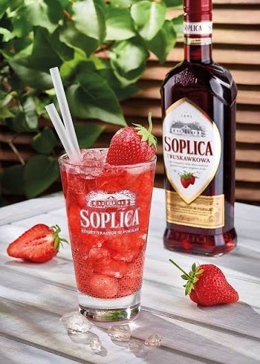 Soplica Strawberry Vodka Liqueur 50cl 26% ABV