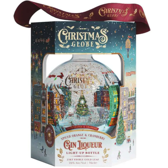 Christmas Globe Spiced Orange & Cranberry Gin Liqueur 70cl 20%ABV