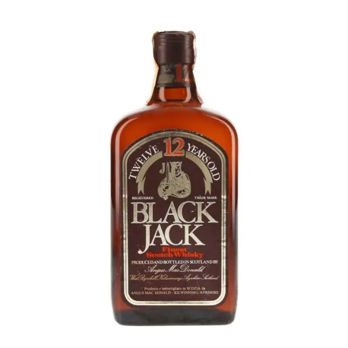 Black Jack 12 Year Old Finest Scotch Whisky 1980's Bottling 75cl