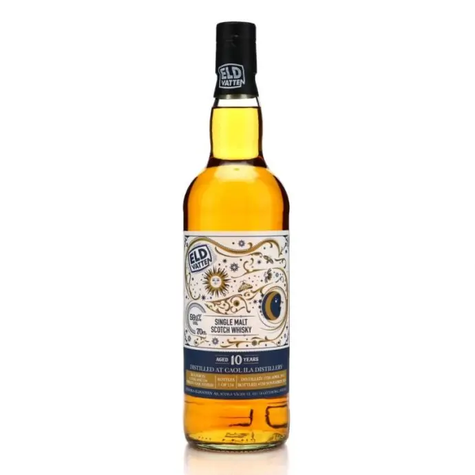 Caol Ila 10 Year Old Svenska Eldvatten 2011 Release Single Malt Scotch Whisky 70cl