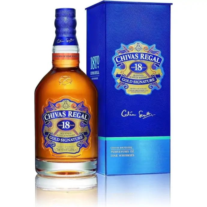 Chivas Regal 18 Year Old Gold Signature Blended Scotch Whisky 70cl