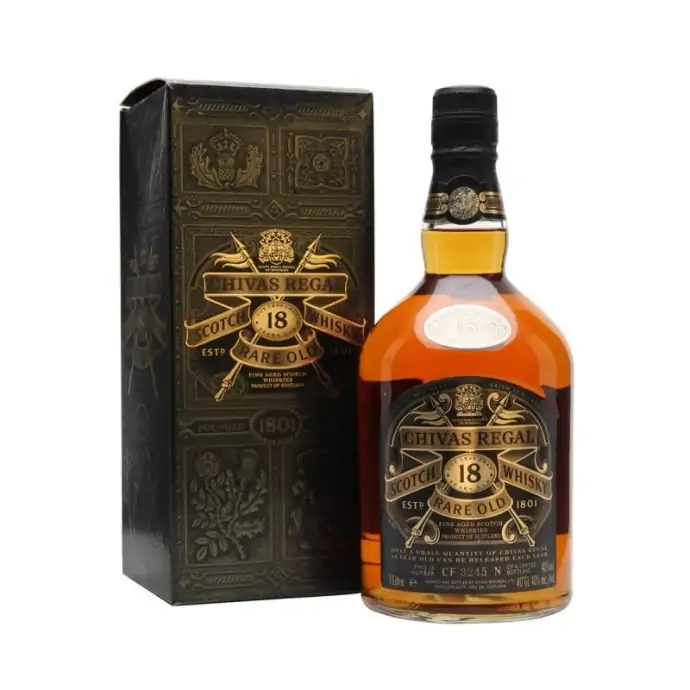 Chivas Regal 18 Year Old Rare Old Fine Aged Blended Scotch Whisky 70cl