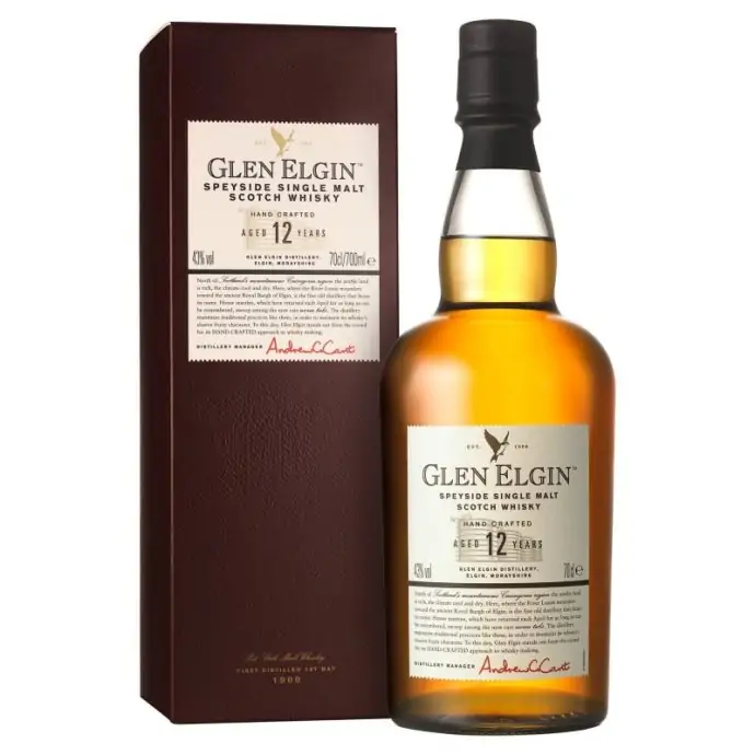 Glen Elgin 12 Year Old Speyside Single Malt Pot Still Whisky 70cl
