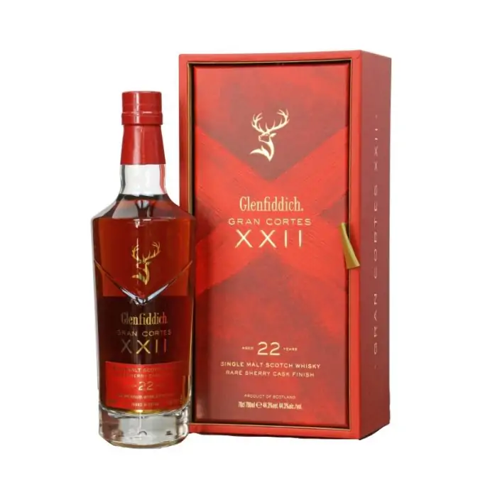 Glenfiddich 22 Year Old Gran Cortes XXII Rare Sherry Cask Finish Single Malt Scotch Whisky 70cl