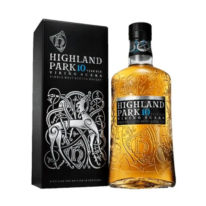 Highland Park 10 Year Old Viking Scars Single Malt Scotch Whisky 70cl