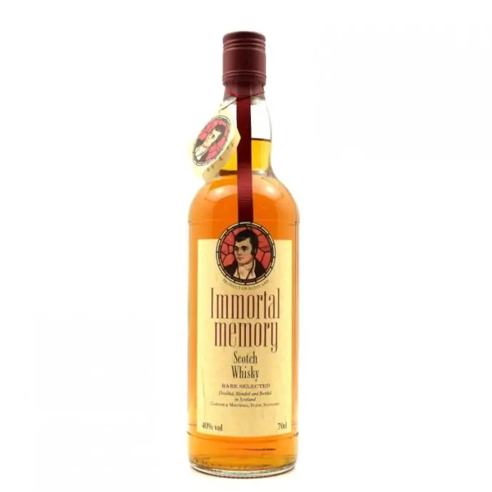 Immortal Memory Burns Bicentenary G&M Scotch Whisky 70cl