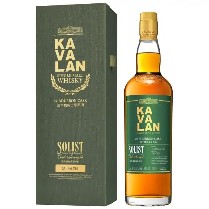 Kavalan Solist ex-Bourbon Cask Taiwanese Single Malt Whisky 70cl