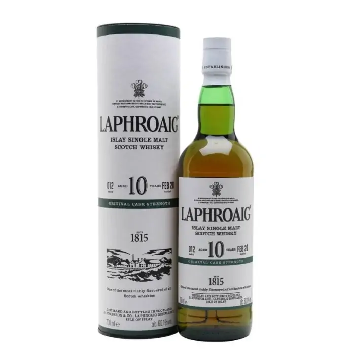 Laphroaig 10 Year Old Original Cask Strength Batch 012 Islay Single Malt Scotch Whisky 70cl
