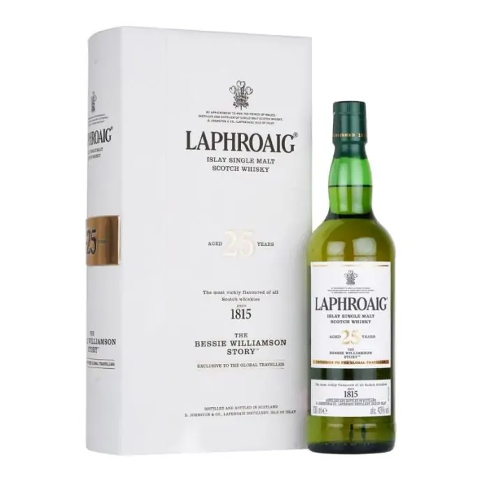Laphroaig 25 Year Old The Bessie Williamson Story Islay Single Malt Scotch Whisky 70cl