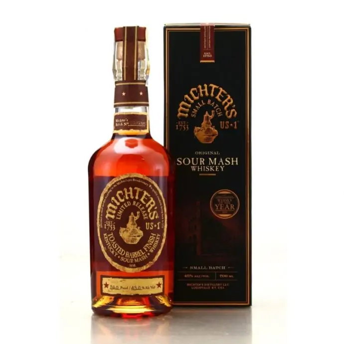 Michter's Toasted Barrel Sour Mash 2022 Release Kentucky Sour Mash Whisky 70cl
