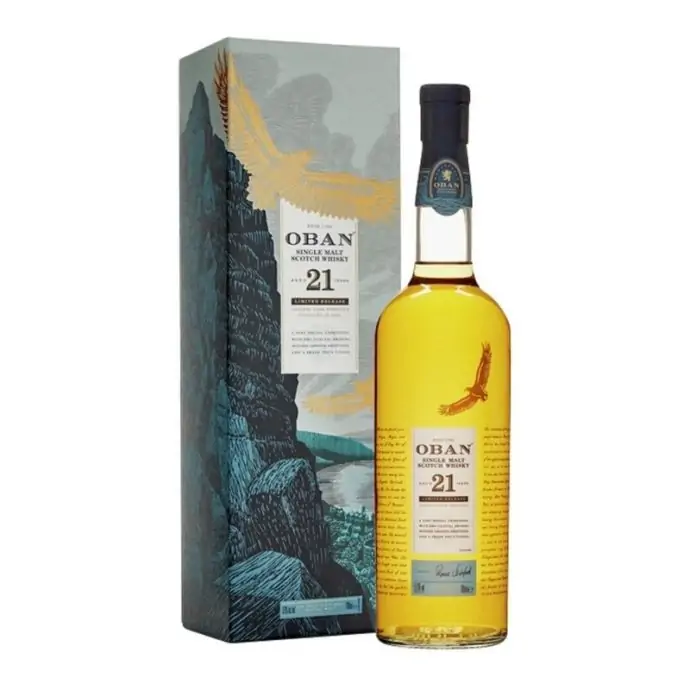 Oban 21 Year Old Natural Cask Strength 2018 Release Highland Single Malt Scotch Whisky 70cl