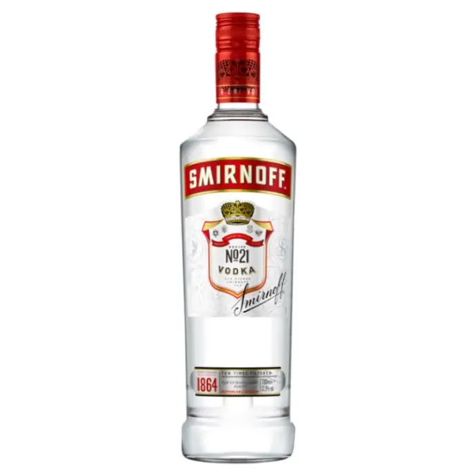 Smirnoff Red Label Vodka 70cl 37.5% ABV